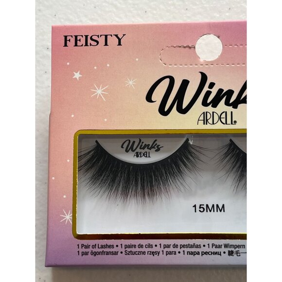 Ardell Winks Feisty 15MM – Bold Wispy Volume False Eyelashes - Picture 3 of 5